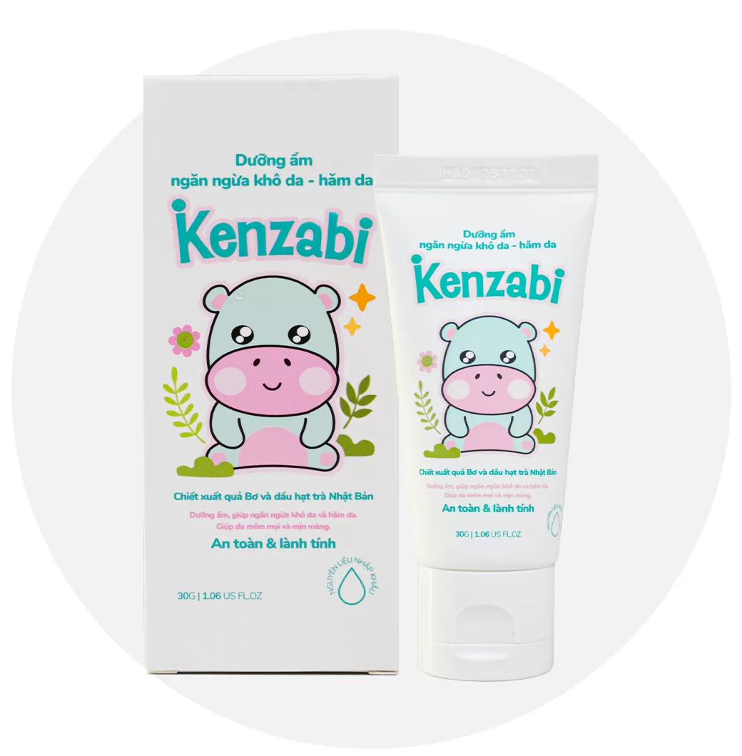 Kenzabi Kem Dưỡng Ẩm Ngăn Ngừa Khô Da, Hăm Da Cho Bé