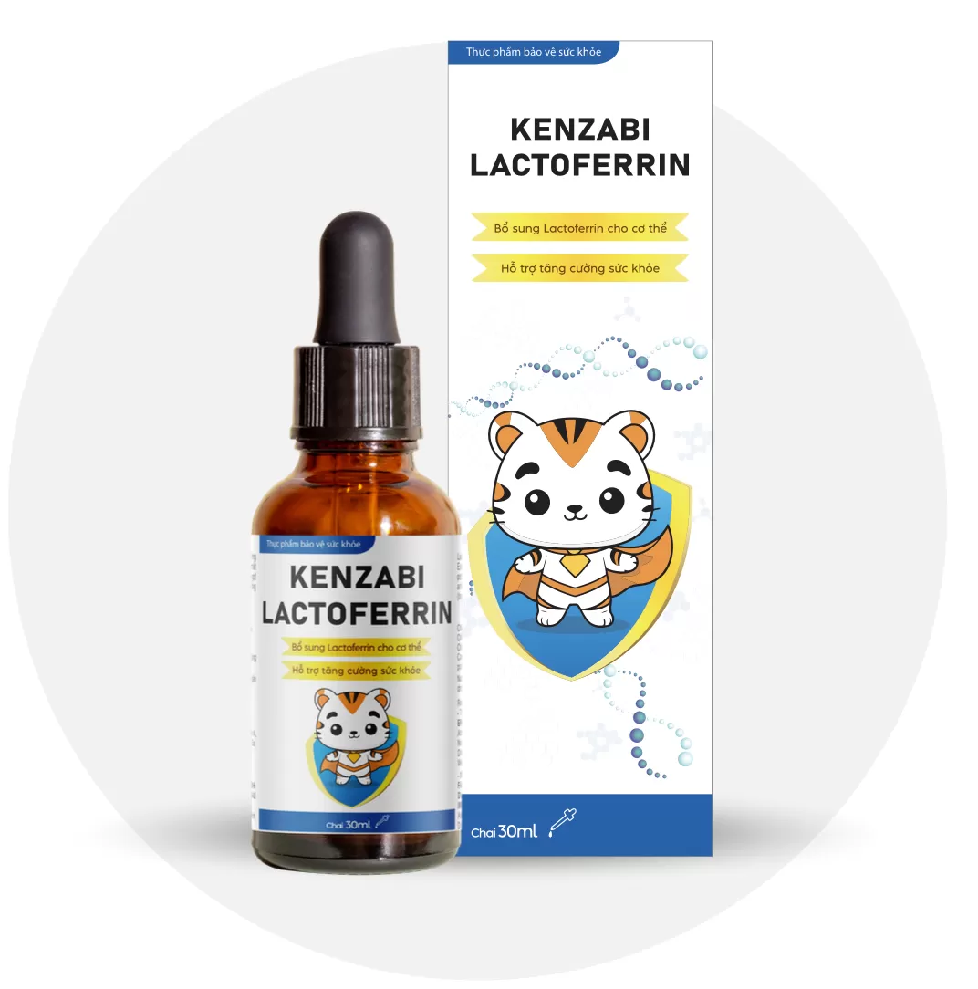 Kenzabi Lactoferrin – Tăng Cường Miễn Dịch, Bảo Vệ Sức Khỏe Cho Bé